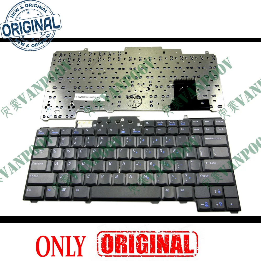 

Новая клавиатура для ноутбука Dell Latitude D531 D620 D820 Precision M65, черная, без указателя, английская стандарта