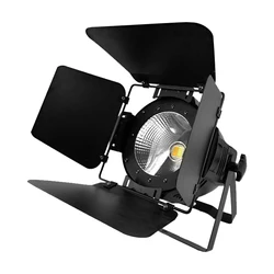 200W COB aluminum par light/barn door LED DMX stage effect light shooting fill light suitable for DJ disco booth garden