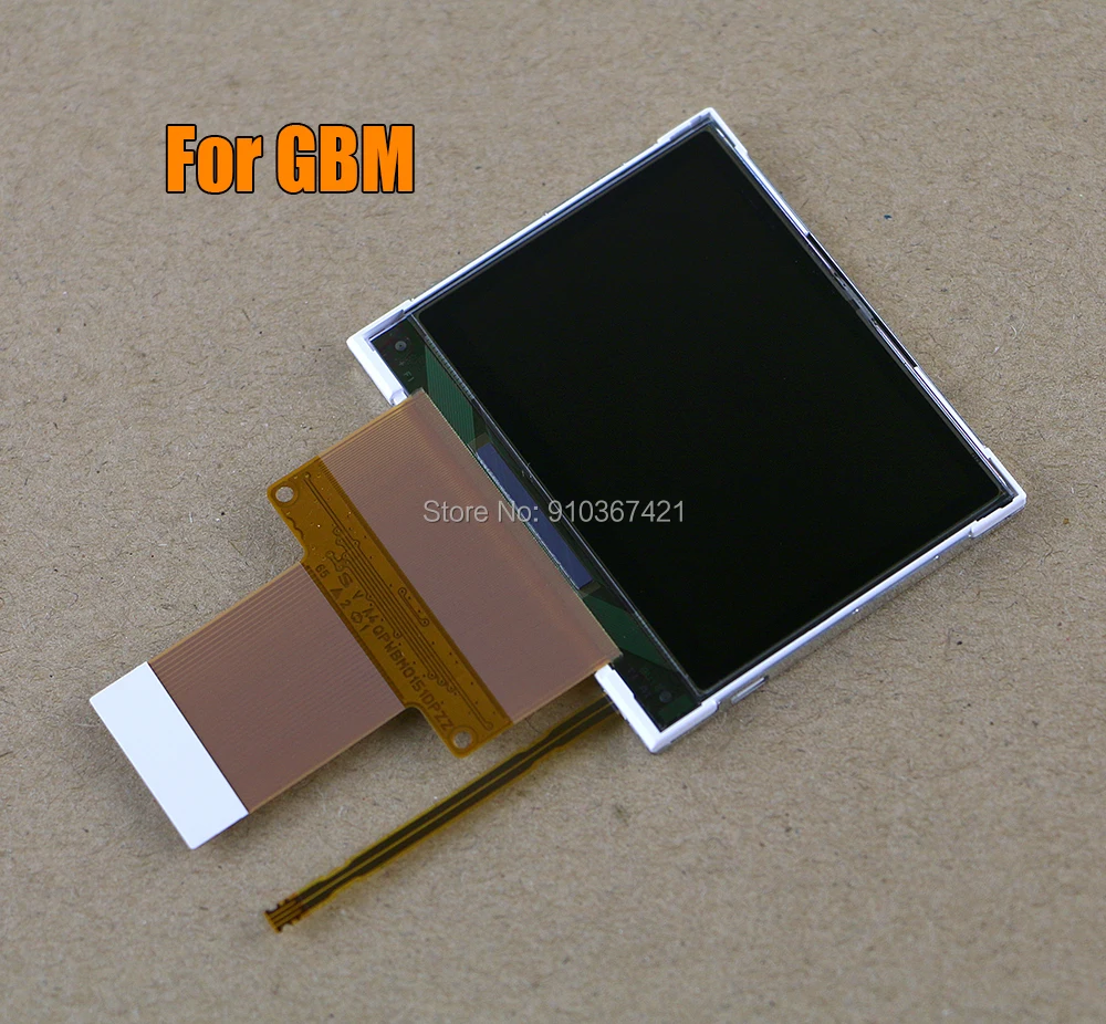 1pc/lot Original for GBM LCD Screen display panel with flex cable for GameBoy micro GBM Repair Parts