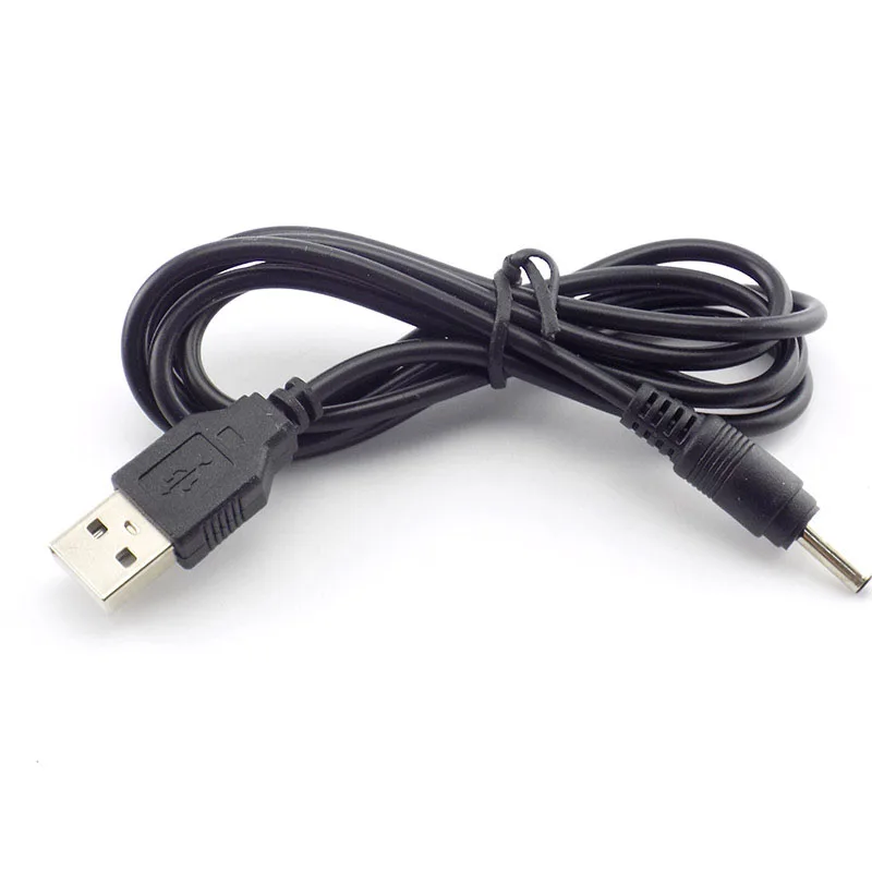 3,5mm Mirco USB Ladekabel Netzteil Adapter Ladegerät Taschenlampe für Kopf lampe Taschenlampe licht 18650 Akku E14