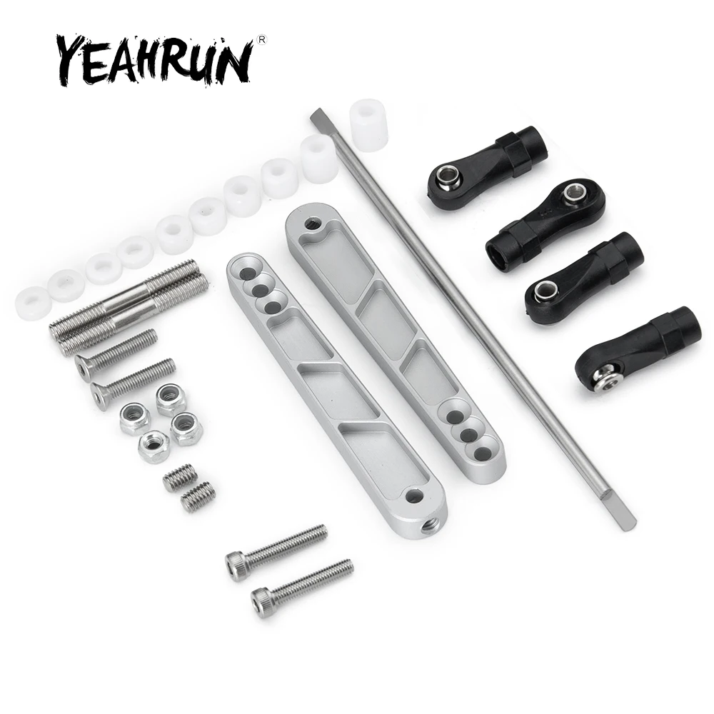 YEAHRUN 1Set Aluminum Alloy Anti-Tilt Rod Kit for Axial Wraith RR10 90048 90053 yeti 90025 90026 90050 1/10 RC Crawler Car Parts