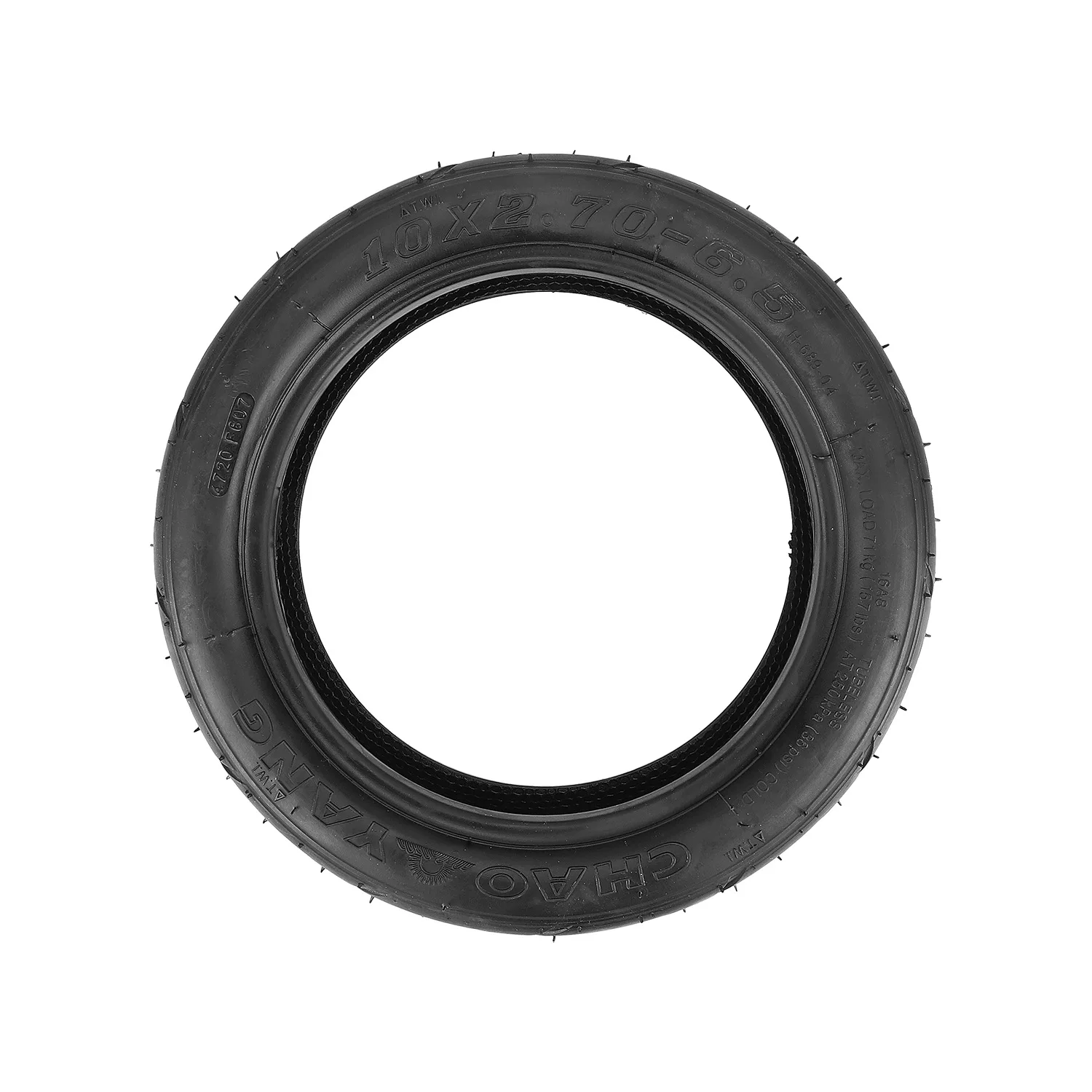 CHAOYANG10*2.7-6.5 10 Inches Rubber Wear-resistant Vacuum Tires Tubeless Tyre for Electric Scooter Accessories