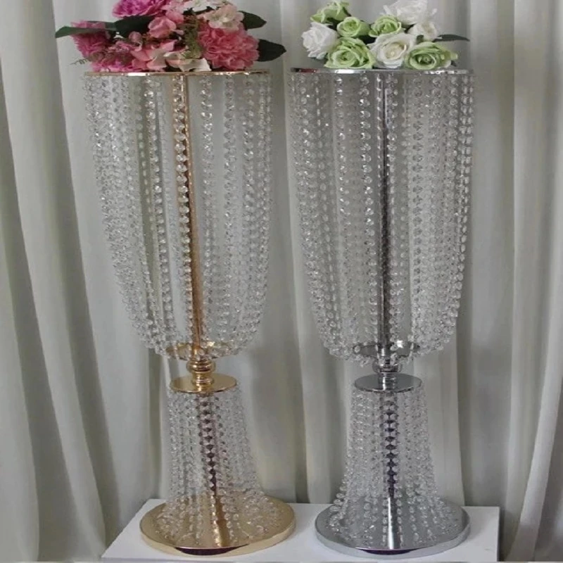 Acrylic Imitation Crystal Wedding Centerpiece, Lead Road Event, Wedding Party Decoration Event, 45Pcs