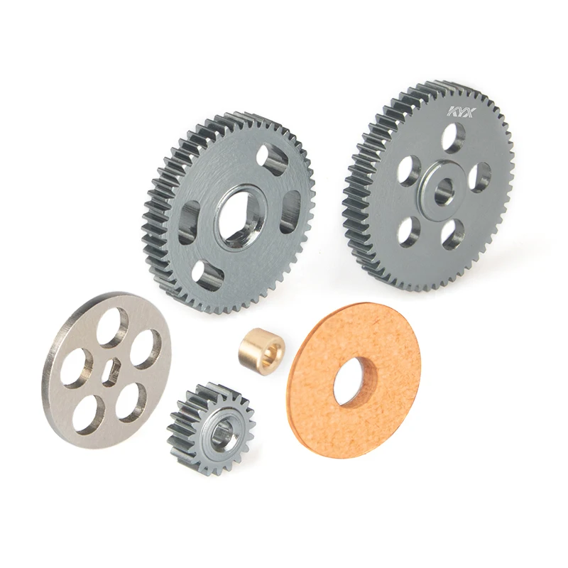 

KYX Racing Aluminum Transmission Gear Set Upgrades Parts Accessories for RC Crawler Car Axial SCX24 Deadbolt JLU C10 B-17