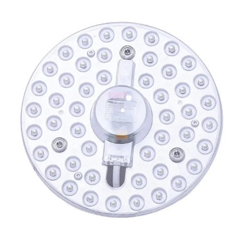 Lens Module LED Replaceable Light source Round Magnet on board CFL Lamp Emergency PCB Tube 12W 18W 24W 36W SMD2835 Ceiling lamp