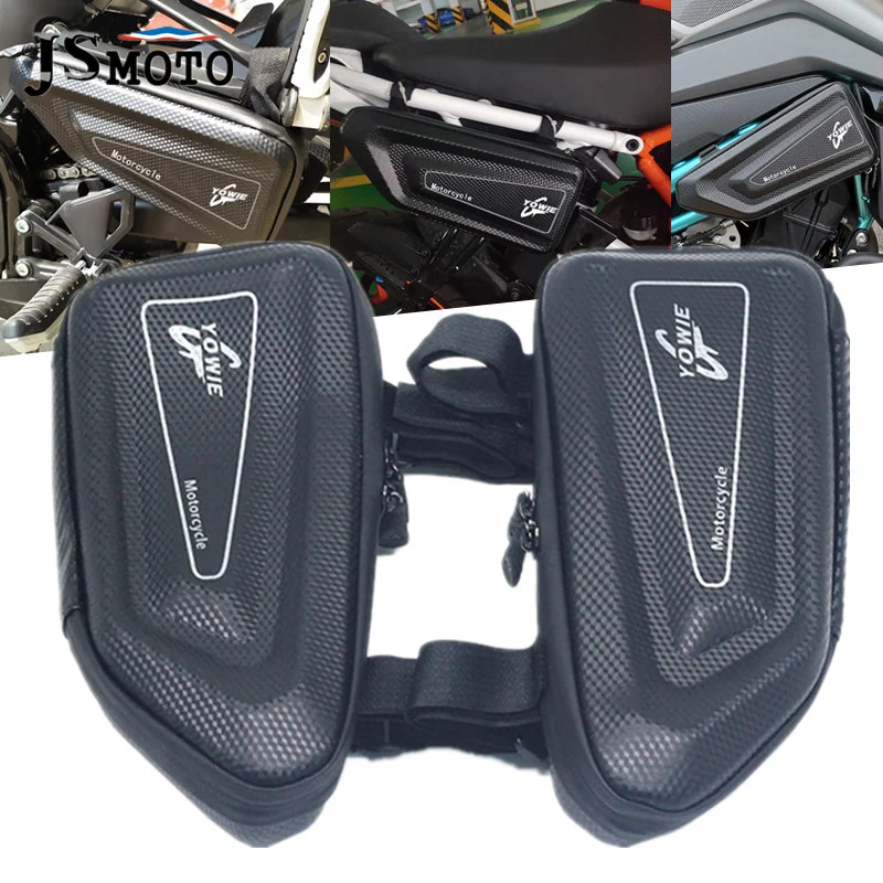 For BMW K1200R K1200S K1300R K1300S Motorcycle Bag Waterproof Side Package Hards Shell Triangle Package Tool Bag