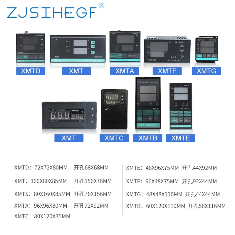 XMTG-618T Digital Pid Temperature Controller With Time Control Relay SSR Output