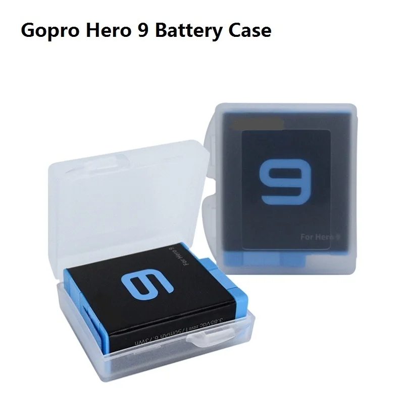 Clownfish Battery Case Storage Box Cover for GoPro Hero 789131211 Xiaomi Yi Mijia SJCAM Sj4000 SJ8/9/10 Pro C30 H9R T5 E7 Camera