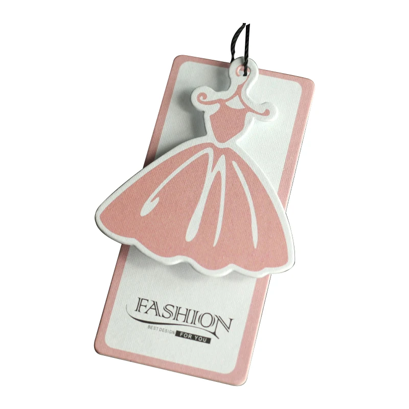 

Free Design & Free Shipping Custom 500Pcs/Lot 400Gsm Kraft Paper Hang Tags For Product Price Swing Tag For Gift Cards