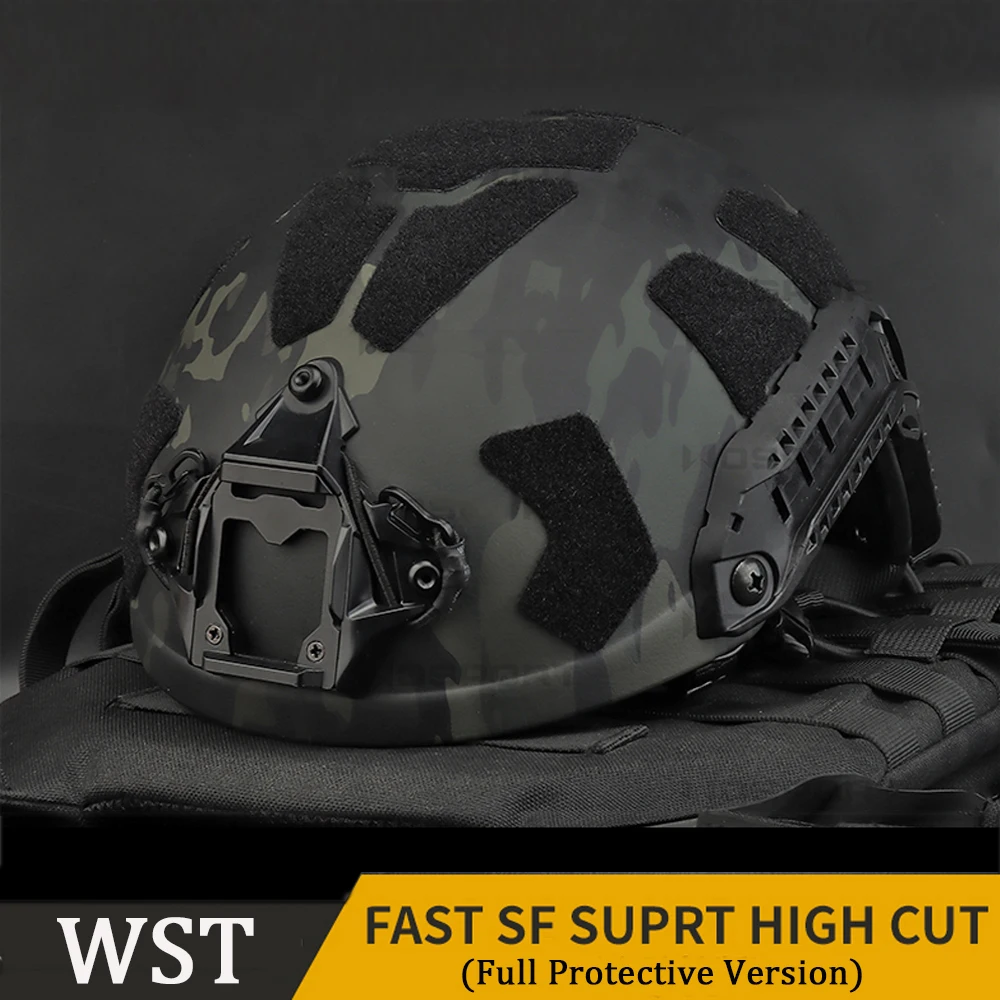 Casco táctico SUPER HIGH CUT protección ballistic Airsoft seguridad - imagen 5