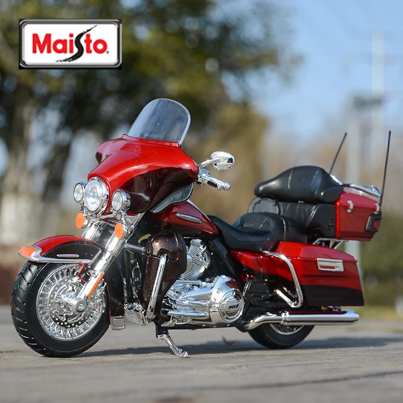 

Maisto 1:12 2013 Electra Glide Ultra Limited литые автомобили, коллекционные хобби модель мотоцикла, игрушки