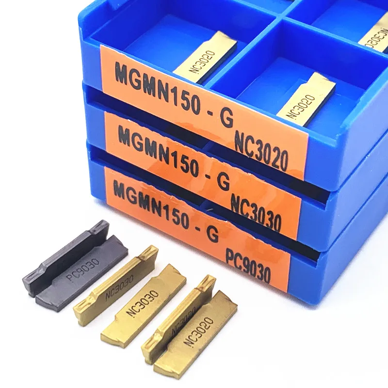 MGMN150 G NC3020 / NC3030 / PC9030 1.5mm carbide insert mgmn150 lathe cutter turning tool Parting and grooving tool