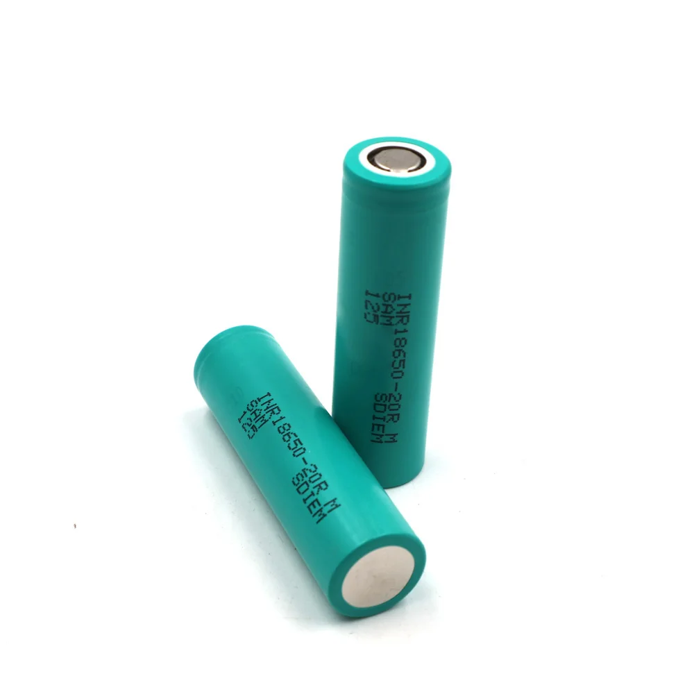 3.6v Li-ion 2000mAh 20R 10 Pieces 2.0Ah18650 Power Tool Battery Cells Discharge Current 20A 10C Lithium Sam Sung 20R Li-Ion Chin