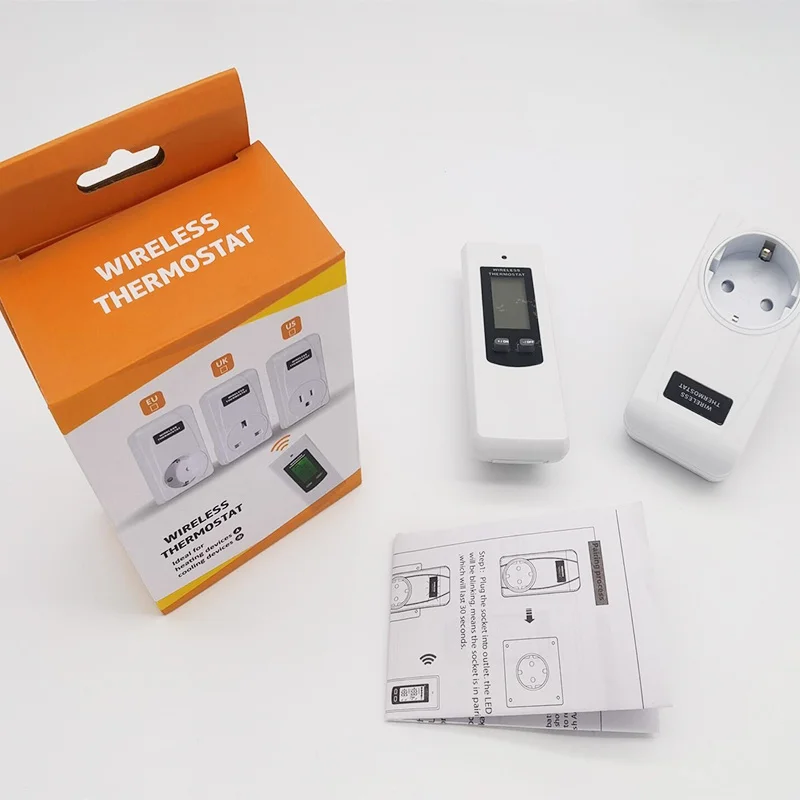 الأشعة تحت الحمراء البعيدة سخان الكربون جزء لاسلكي ترموستات من أجهزة التدفئة الكهربائية تحكم في درجة الحرارة الاتحاد الأوروبي/المملكة المتحدة التوصيل WK02