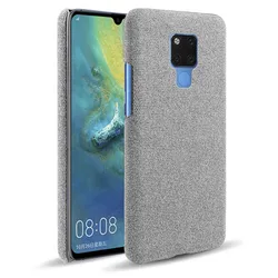 Cloth Cases For Huawei Mate 20X Case Slim Retro Cloth Hard Phone Cover For Huawei Mate 20X 20 X Mate20X EVR-L29 Coque Capa