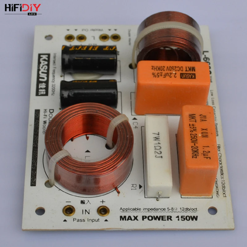 HIFIDIY LIVE L-680C 2.5/3 Way 3 speaker Unit (Tweeter +mid-bass +bass)HiFi Speakers audio  Frequency Divider Crossover Filters