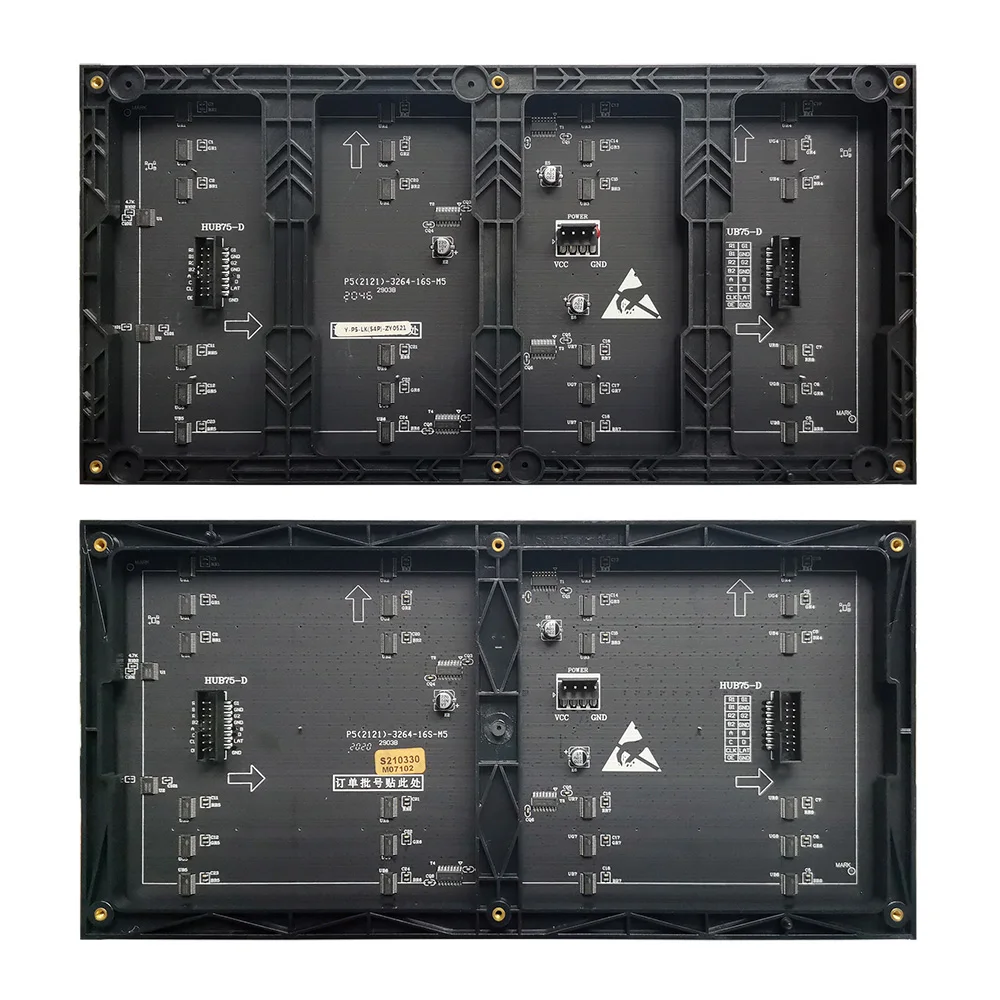Indoor P5 Full Color Led Display Module 320Mm X 160Mm, rgb Smd 3 In 1 P5 Led Panel Hub75, Led Video Wall Panel.