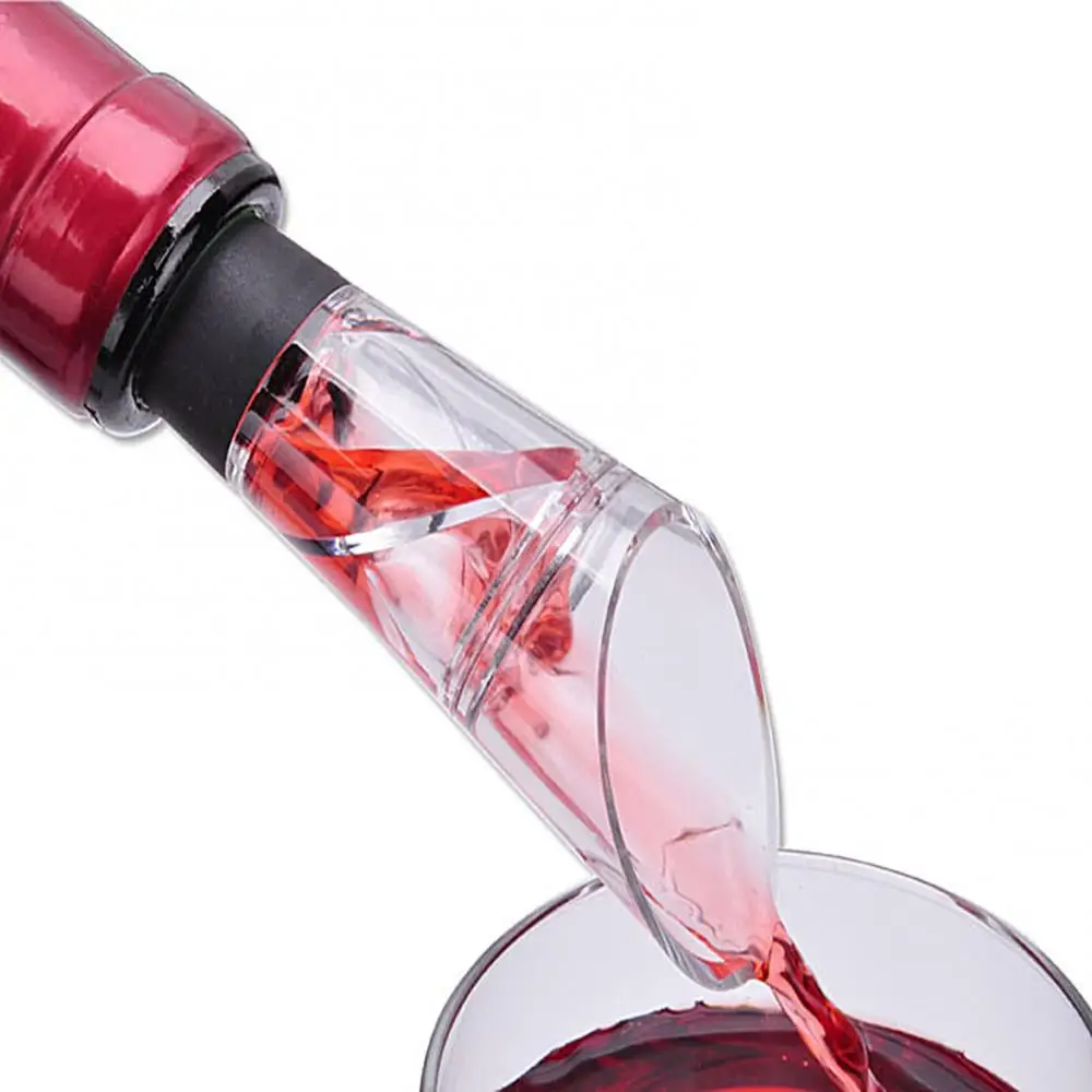 Household Bar Wine Liquor Spiral Pourer Decanter Spout Aerator Dispenser Tool Simple Operation Convenient Kitchen Accessories