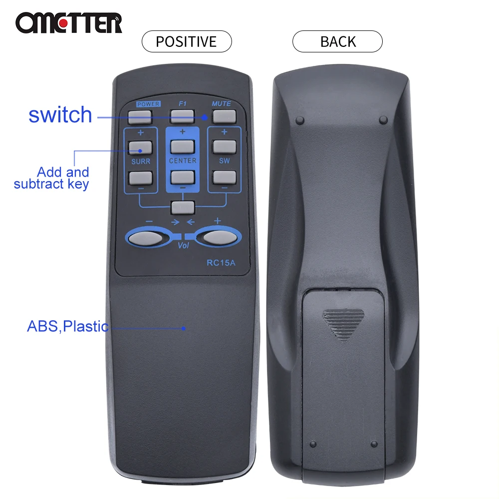 Cocok untuk Edifier RC15A Sistem Pengeras Suara Remote Control R501T04/S5.1M RC15A/RC16 R501T RC16 RC15T