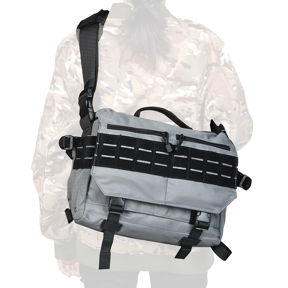 12L Tactical Rush Delivery Messenger Bag Xray Crossbody Double Tap Internal Frame Backpack Luggage Pack Paintball Accessories