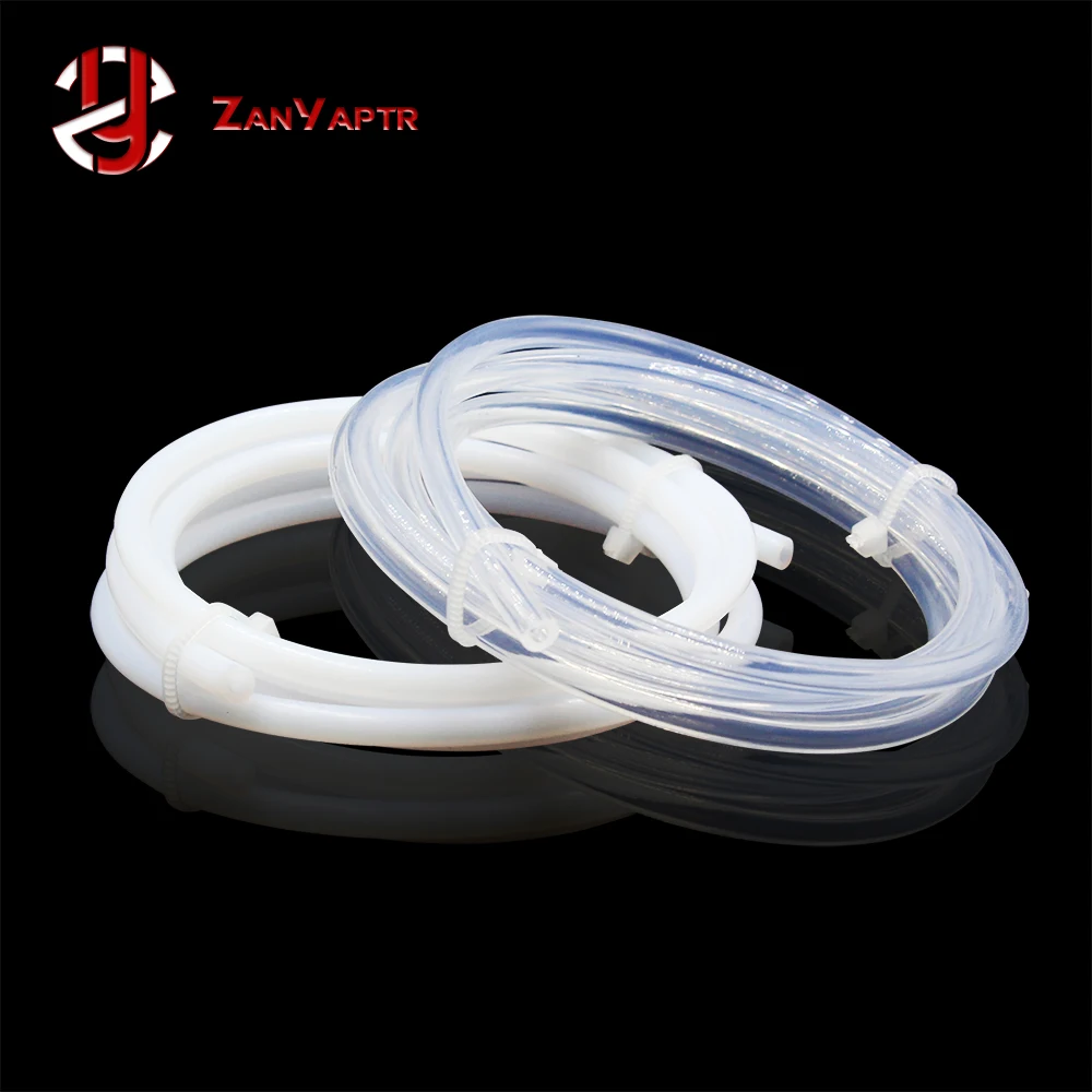 ID 2mm 3mm OD 4mm 1M rurka PTFE przezroczysta rura do głowicy J hotend wyciskarka Bowdena gardło do filamentu 1.75/3.0mm