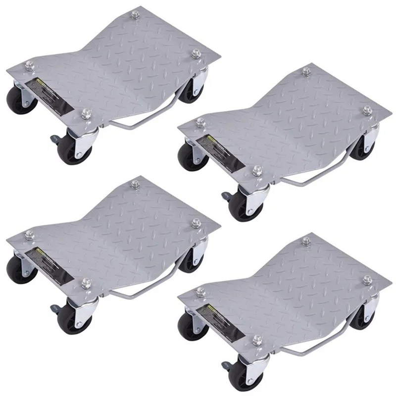 2 PCs Car Moving Device Moving Device Property Trailer Moving Artifact Universal Wheel Motorcycle Moving Easy Car Moving Tool