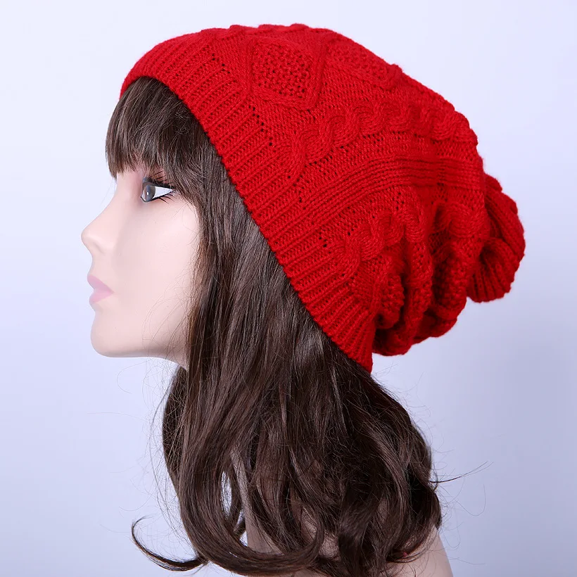 Hot Style Knit Hat with Small Twist Fashion Heaps Heaps of Turtle-head Hats and European Outdoor Hats