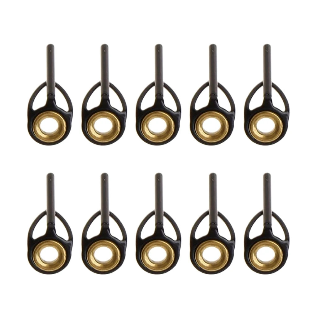 

10X направляющие для удочек, направляющие для удочек, набор для ремонта лески с кольцами и наконечниками, 0,9/1,0/1,1/1,2/1,3/1,4/1,5/1,6 мм