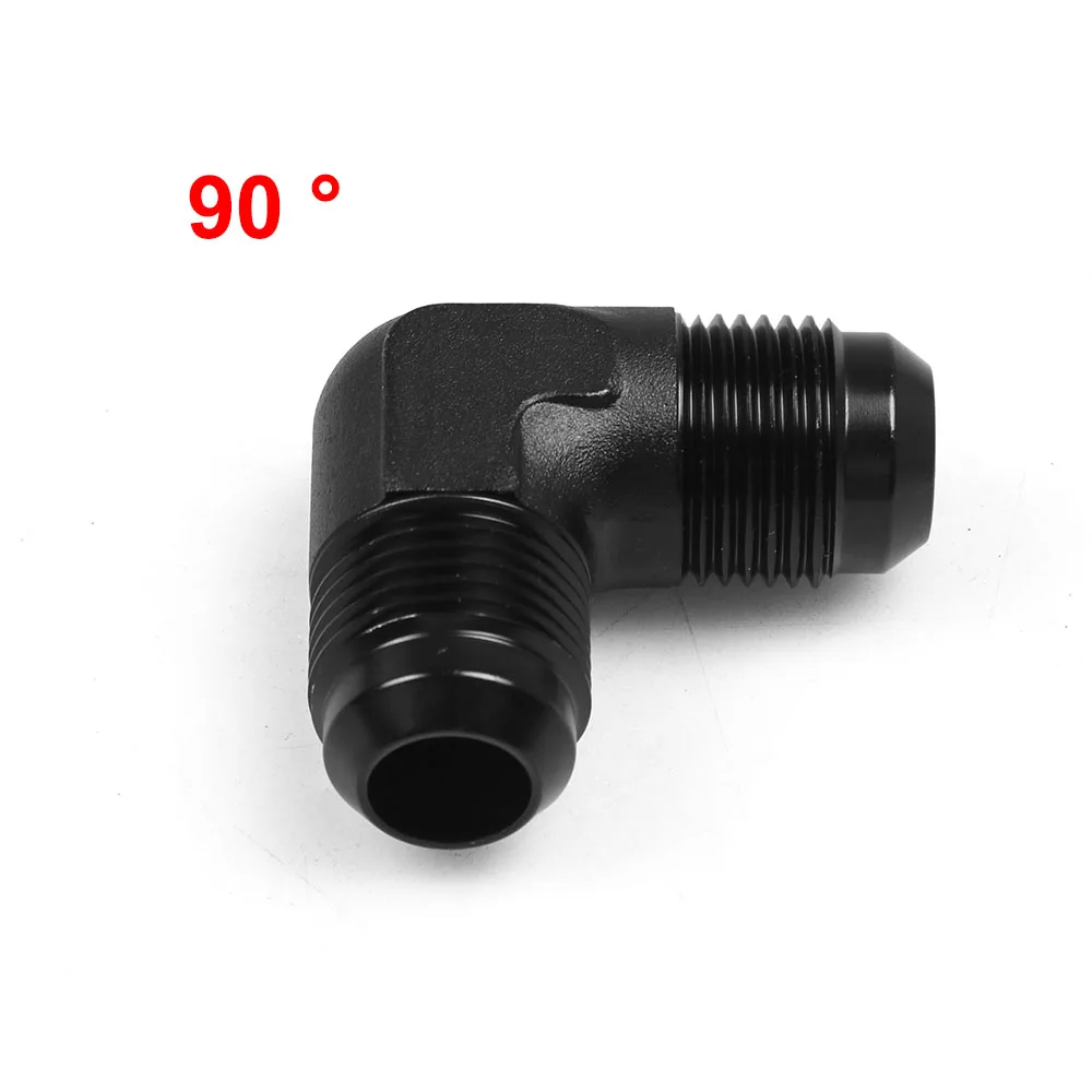 AN Male Flare To AN Male Flare Union Coupler Fitting Black High Quality AN4 AN6 AN8 AN10 Straight Reducer Adapter Hose fittings