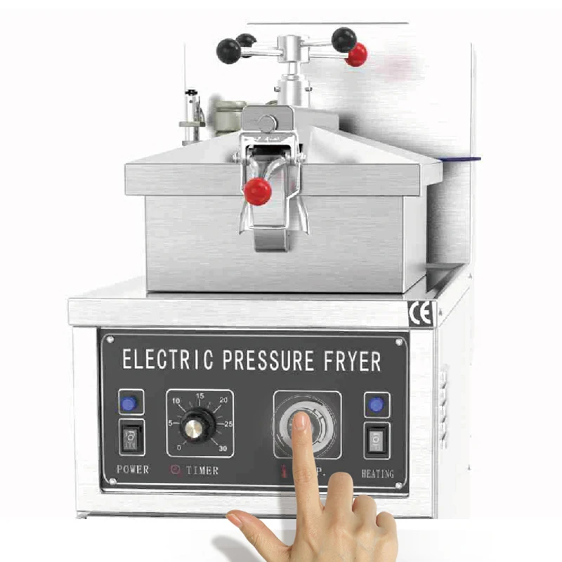 

Fryer Commercial Electric Fryer Pressure Fried Chicken Vertical Fried Chicken Leg and Chicken Wing Machine MDXZ-24 1200W 380V