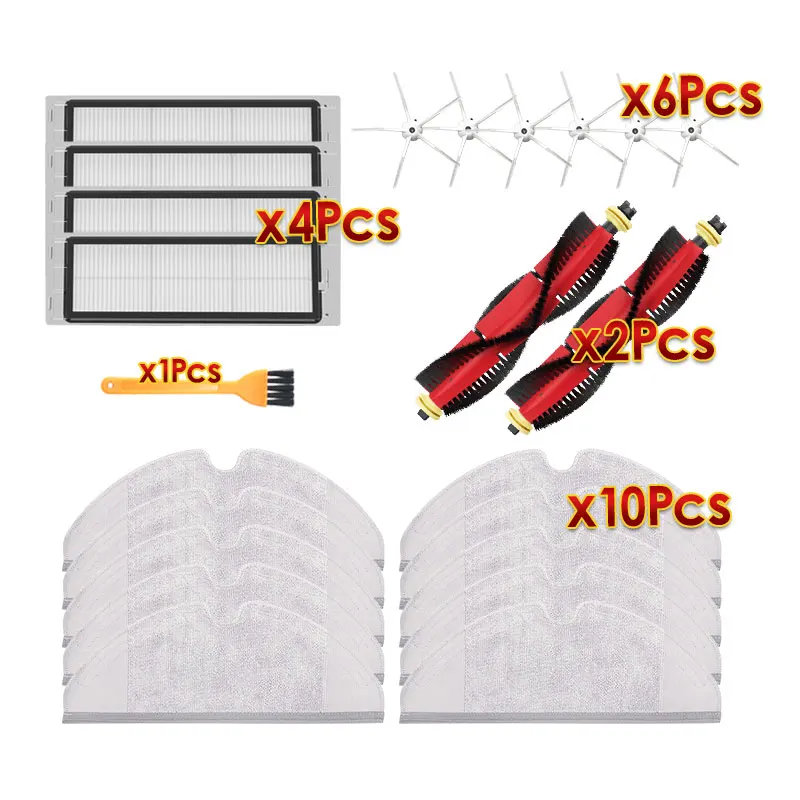 Per xiaomi mijia mi roborock s6 maxv s5 max s50 s55 accessori robot aspirapolvere mop p pro hepa filtro spazzola pezzi di ricambio