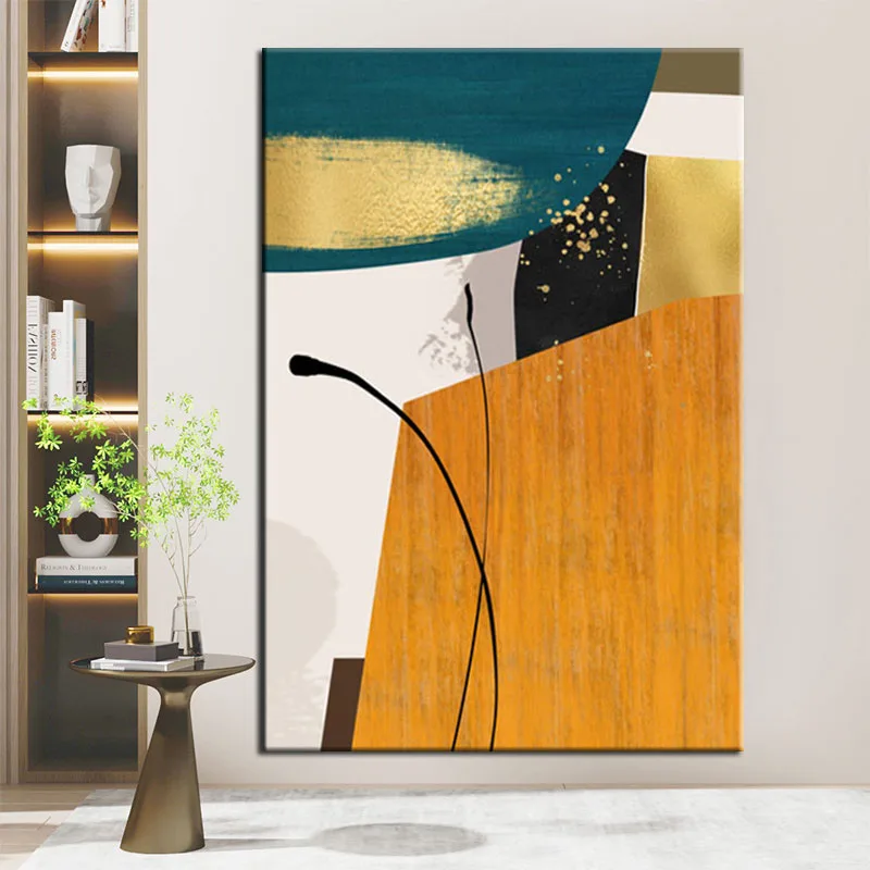 

Abstract Modern Oil Paintings 100% Hand Painted Line Minimalist Living Room Decor Painting Porch Aisle Office Decoration Gift