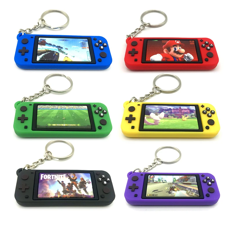 New Style Switch Video Game Handle PVC Soft Material 3D Modeling Key Chain Suitable For Gift Giving