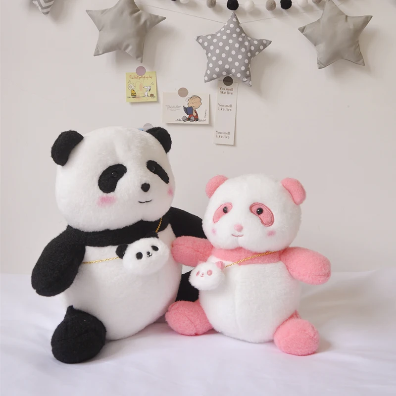 

Panda Toy Lifelike Stuffed Animal Doll Classic China Panda Kids Cartoon Animal Stuffed Toy Dolls for Birthday Christmas gift