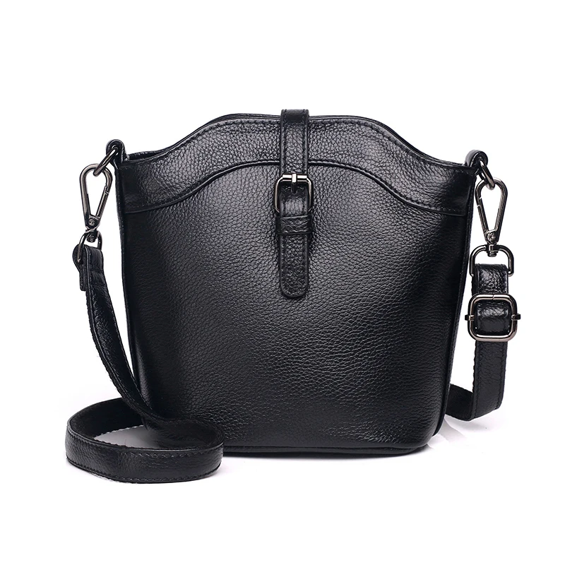 

Women Handbag Genuine Leather Crossbody Bags For Women Shoulder Bag Female Totes Purse Ladies Small Messenger Bucket Bag