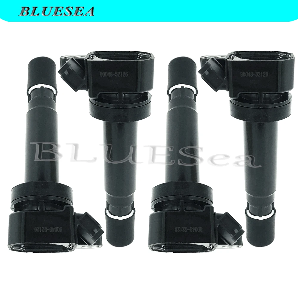 4PCS/Lot 90048-52126 099700-0251 099700-0570 Ignition Coil For Toyota Duet M100A M110A 98-00 EJDE 00-04