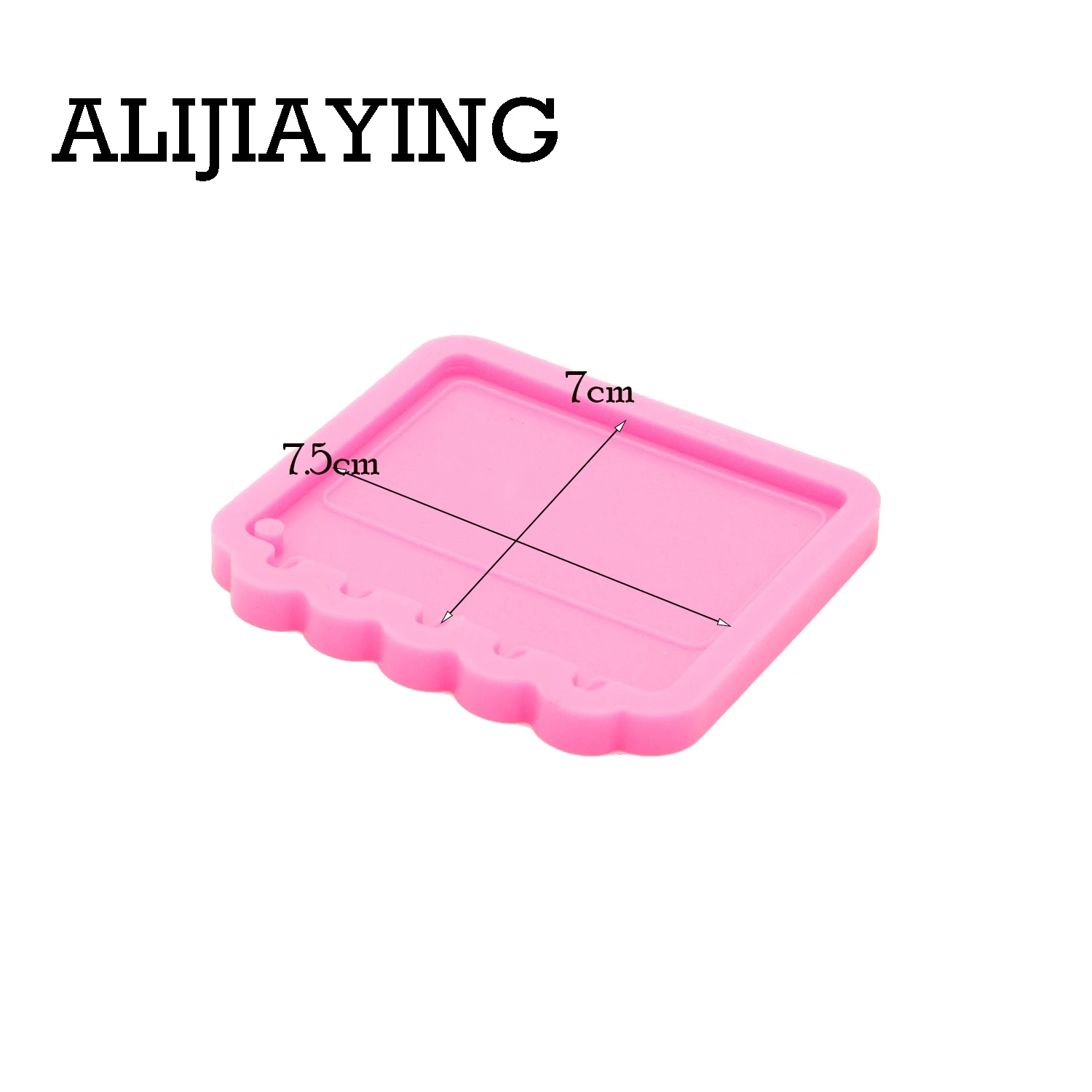 DY0825 Glossy Notebook Silicon Mold for Resin , Calendar Resin Mold To Make Keychain Crafts with Epoxy, Diy silicone molds