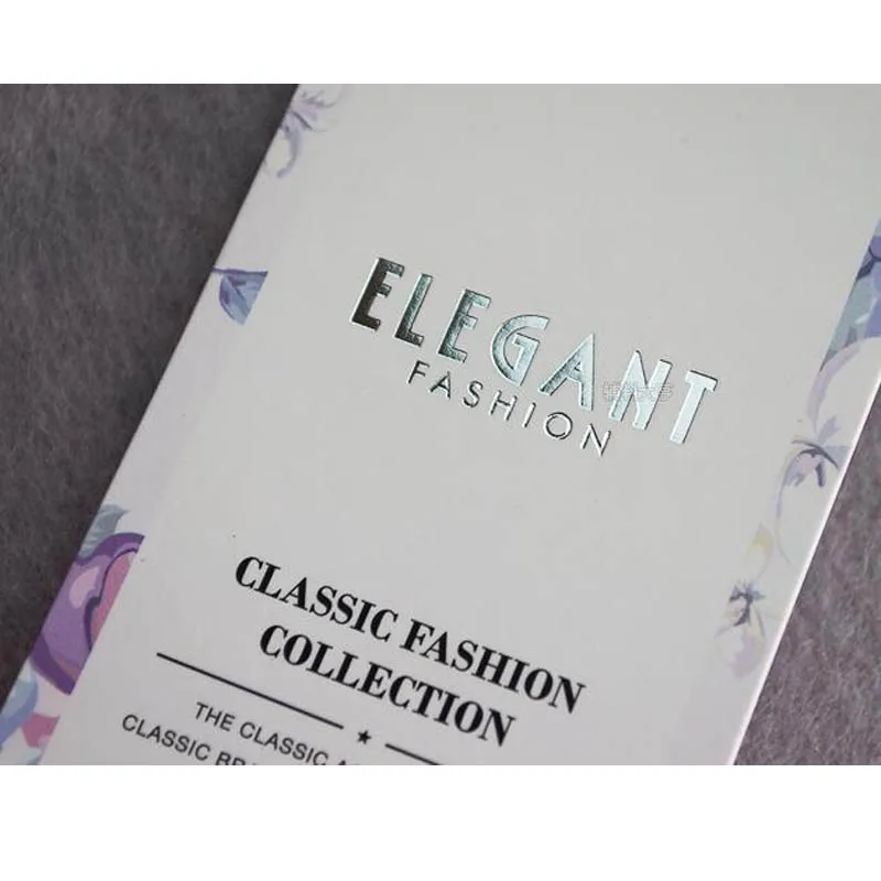 ELEGANT  400g&700g coated paper spot supply Woman Garment Hang Tags with rope colour printing DIY accessories