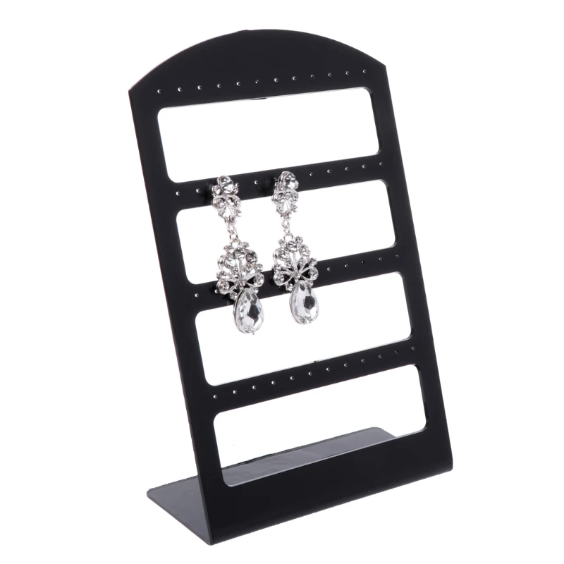 48 to 126 Holes Earrings Ear Studs Display Rack Stand Jewelry Showcase Holder D24 20 Dropshipping