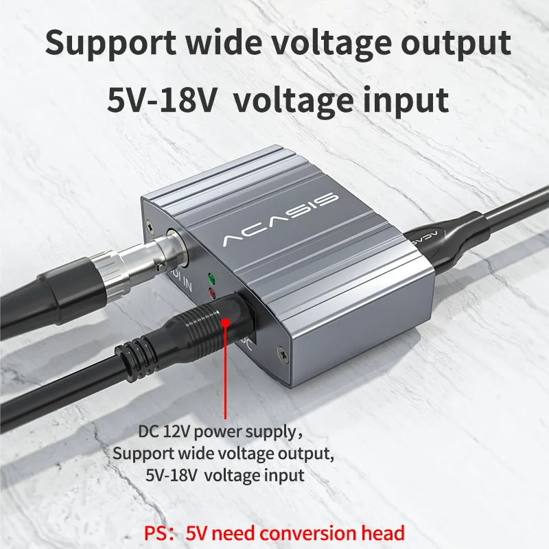 Acasis 3G Video Micro Converter SDI to HDMI-compatible To SDI Adapter Converter with Audio Auto Format Detection For Camera