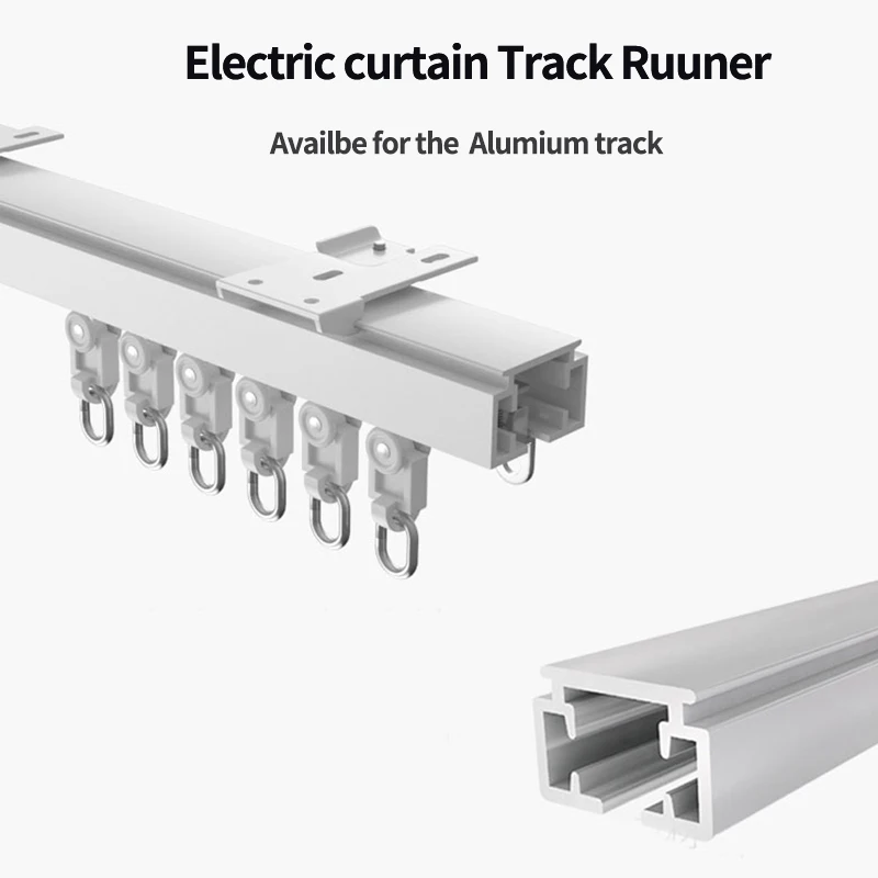 High Quality Curtain Track Runners (hook) 20PCS 1bag for Smart Home intelligient Curtain system track
