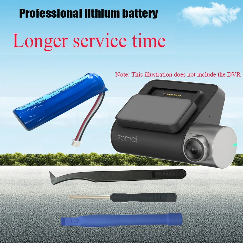 For 70MAI driver recorder original battery,Special parts for vehicle driving data reco