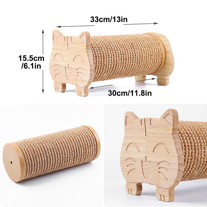 Colonne à gratter en Sisal pour chat, aiguiseur de griffes de chat, poste à gratter en carton, canapé de maison, protection contre les rayures, jouet d'entraînement