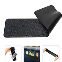 Large Size Anti-Slip Car Dashboard Sticky Pad Non-Slip Mat GPS Phone Holder PU Black