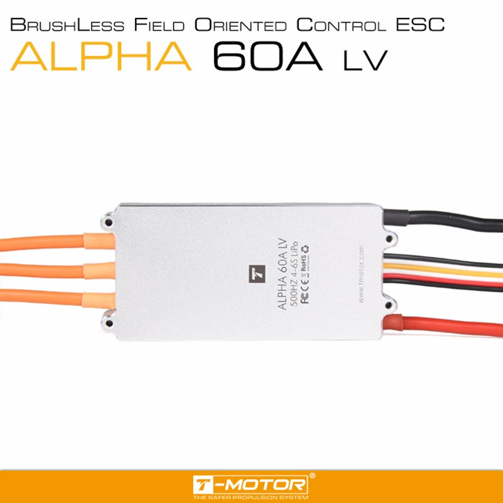 

T-Motor ALPHA 60A 4-6S Low Voltage FOC ESC High-Efficiency Electronic Speed Controller For Brushless Motor Multicopter RC Drone