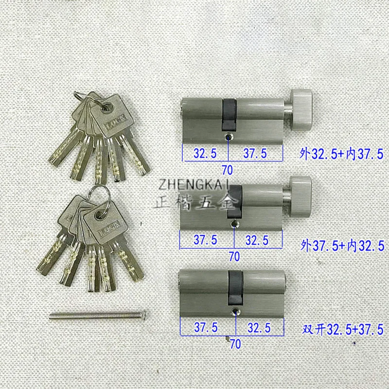 Custom Cylinder Core Deviation Window  Security  60 70 75 80 90 100  Cylinder  Living Room  Lock Handle Customized  Brass Key