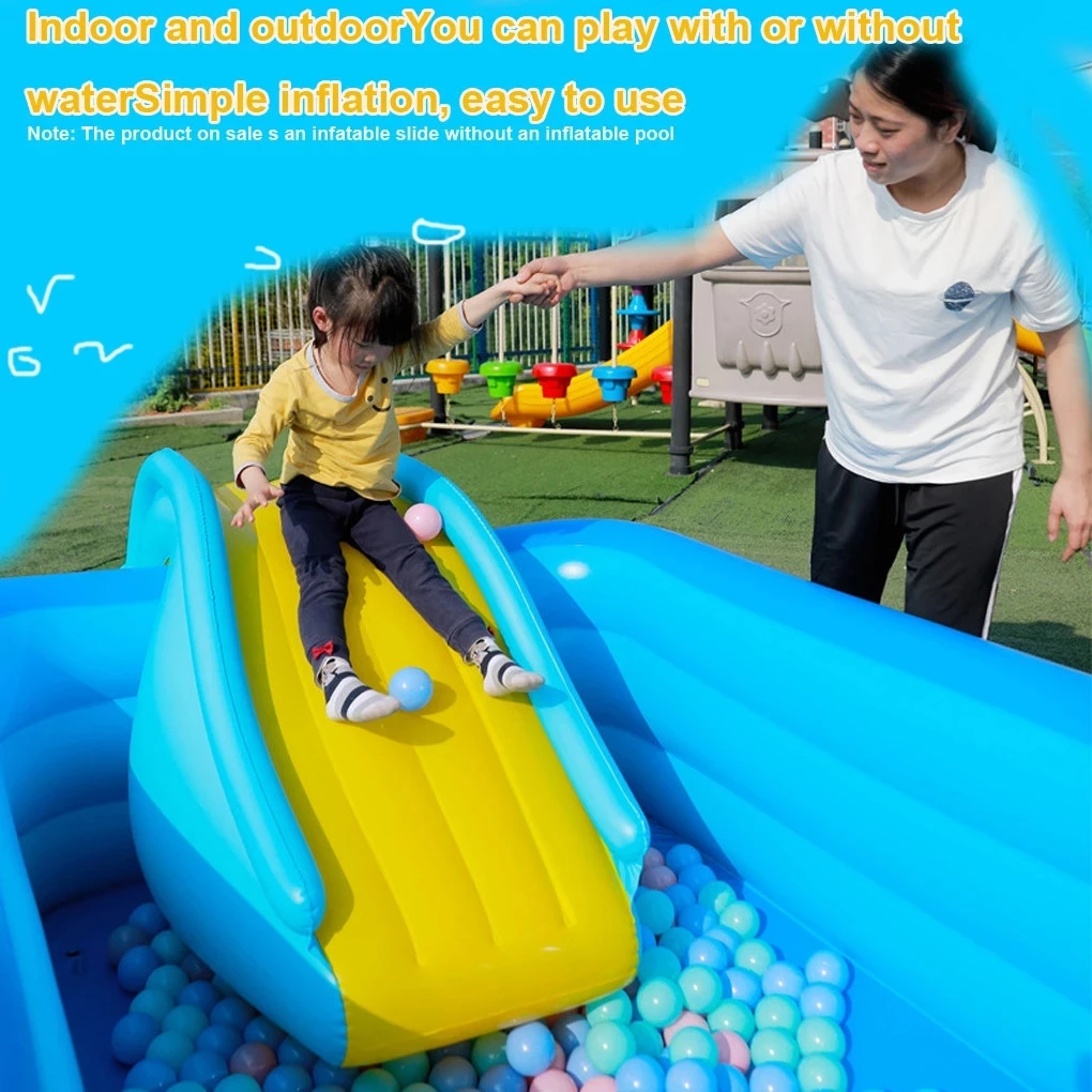 Inflatable กลางแจ้งสไลด์ว่ายน้ำสำหรับเด็กสระว่ายน้ำน้ำสไลด์ Bouncer Backyard เด็กฤดูร้อนของเล่นน้ำสไลด์