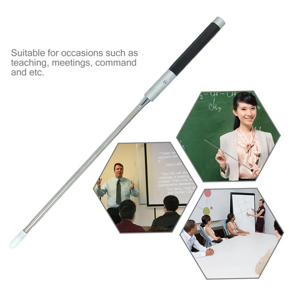 Portable Interactive Whiteboard Professional Optical Infrared Telescopic Pen Extendable Classroom Meeting Electronic Pointer Pen