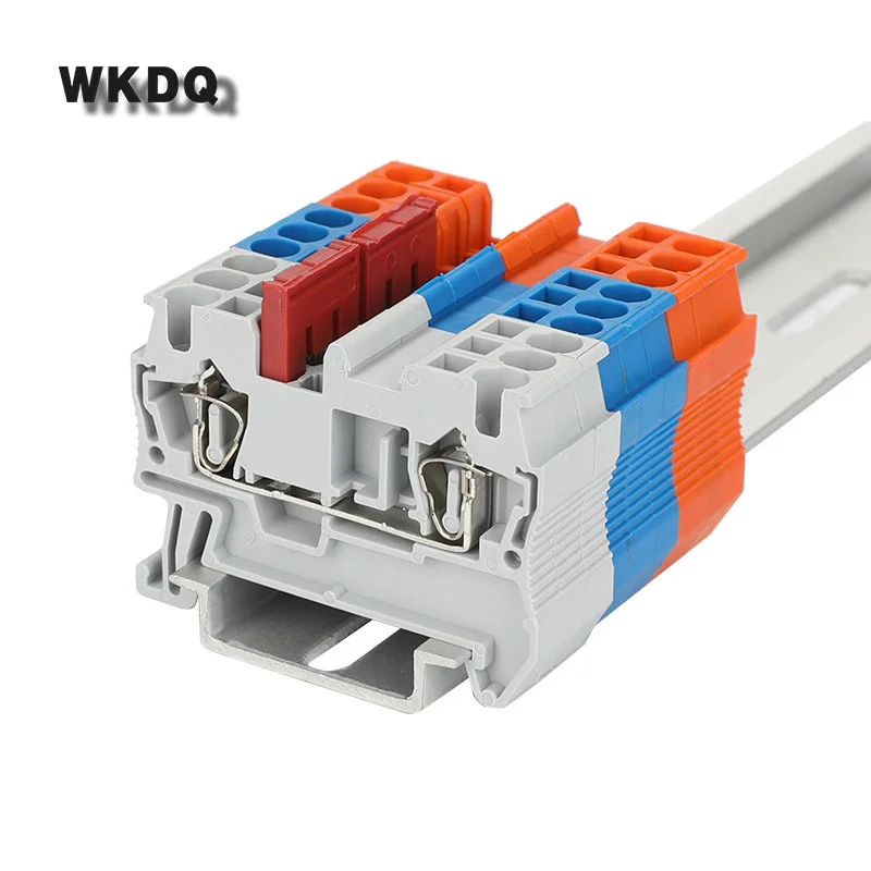 10Pcs FBS3-5 Wiring Jumpers For PT2.5 ST2.5 PT/ST 2.5 Wire Connector FBS 3-5 DIN Rail Terminal Block Accessories Plug-In Bridge