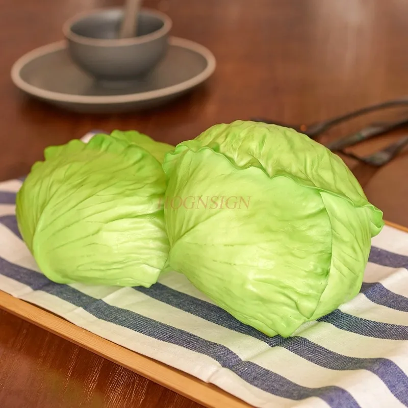 シミュレーション野菜モデル小道具キャベツキャベツ野生キャベツ緑野菜キャビネット装飾モデルルーム装飾 2021